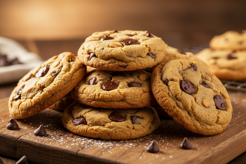 Peanut butter and chocolate chip cookies 